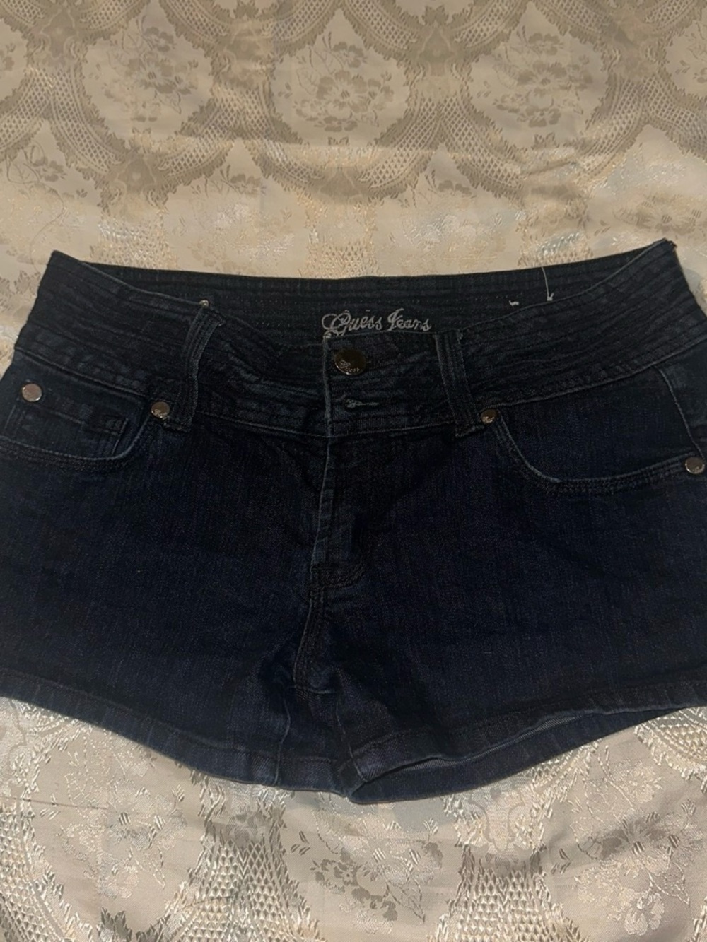 Guess Dark Indigo Denim Jean Shorts